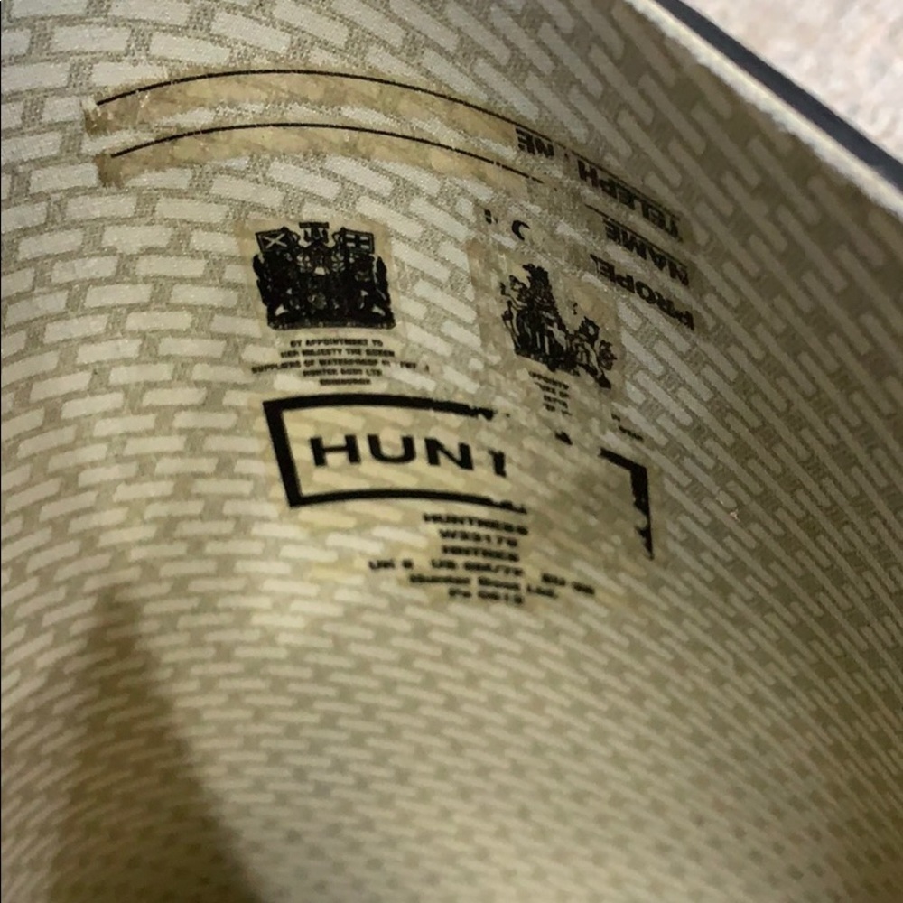 Hunter: Women’s Original Tall Waterproof Rain Boot - Picture 7 of 7